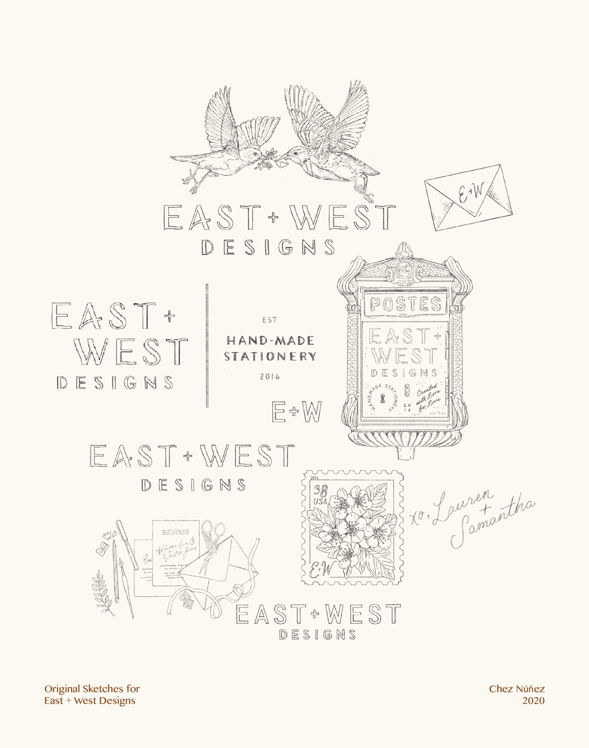 east and west designs sketches